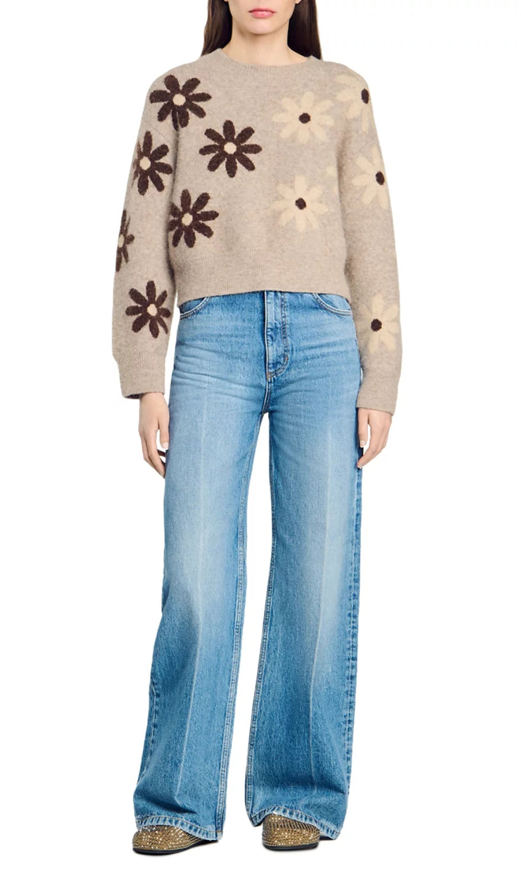 Maguy Sweater Flowering Girl