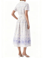 Medea Printed Midi Dress Flowering Girl
