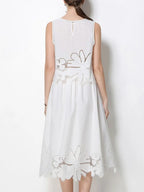 Mahlia White Flower Two-Piece Set Flowering Girl