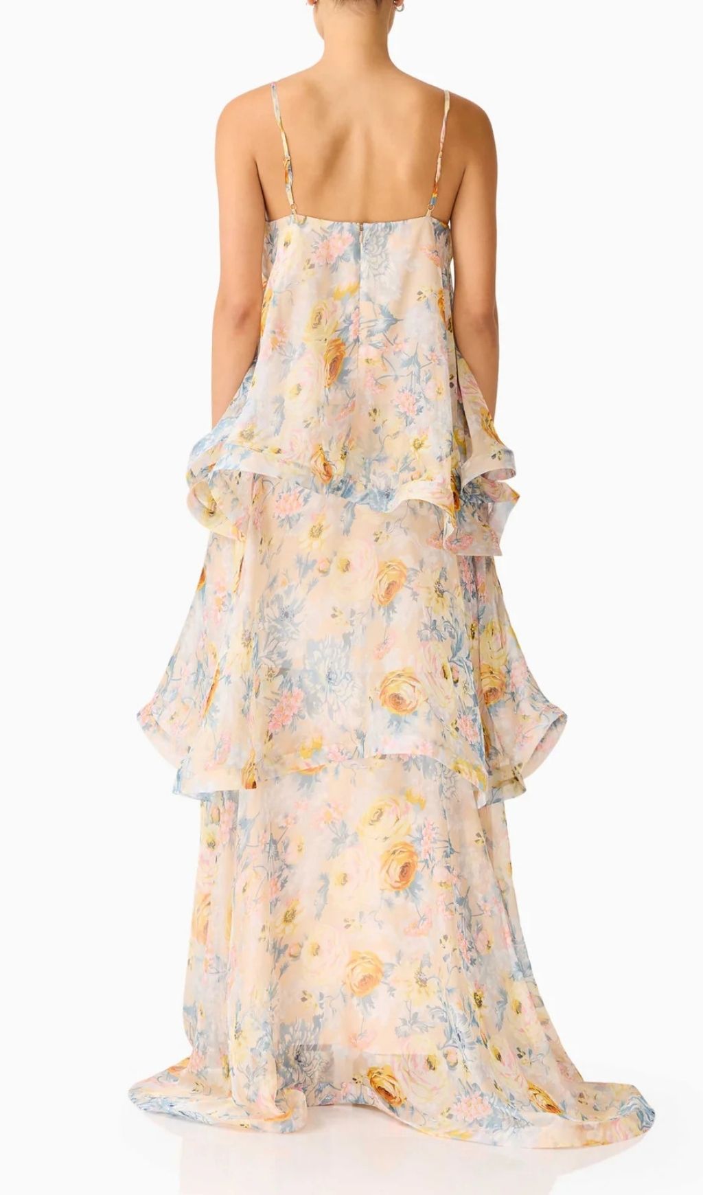 Lael Floral Printed Maxi Dress Flowering Girl