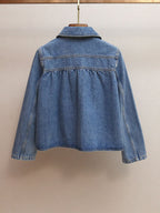 Harmoni Denim Jacket Flowering Girl