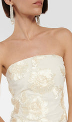 Auria Flower Mesh Gown Flowering Girl