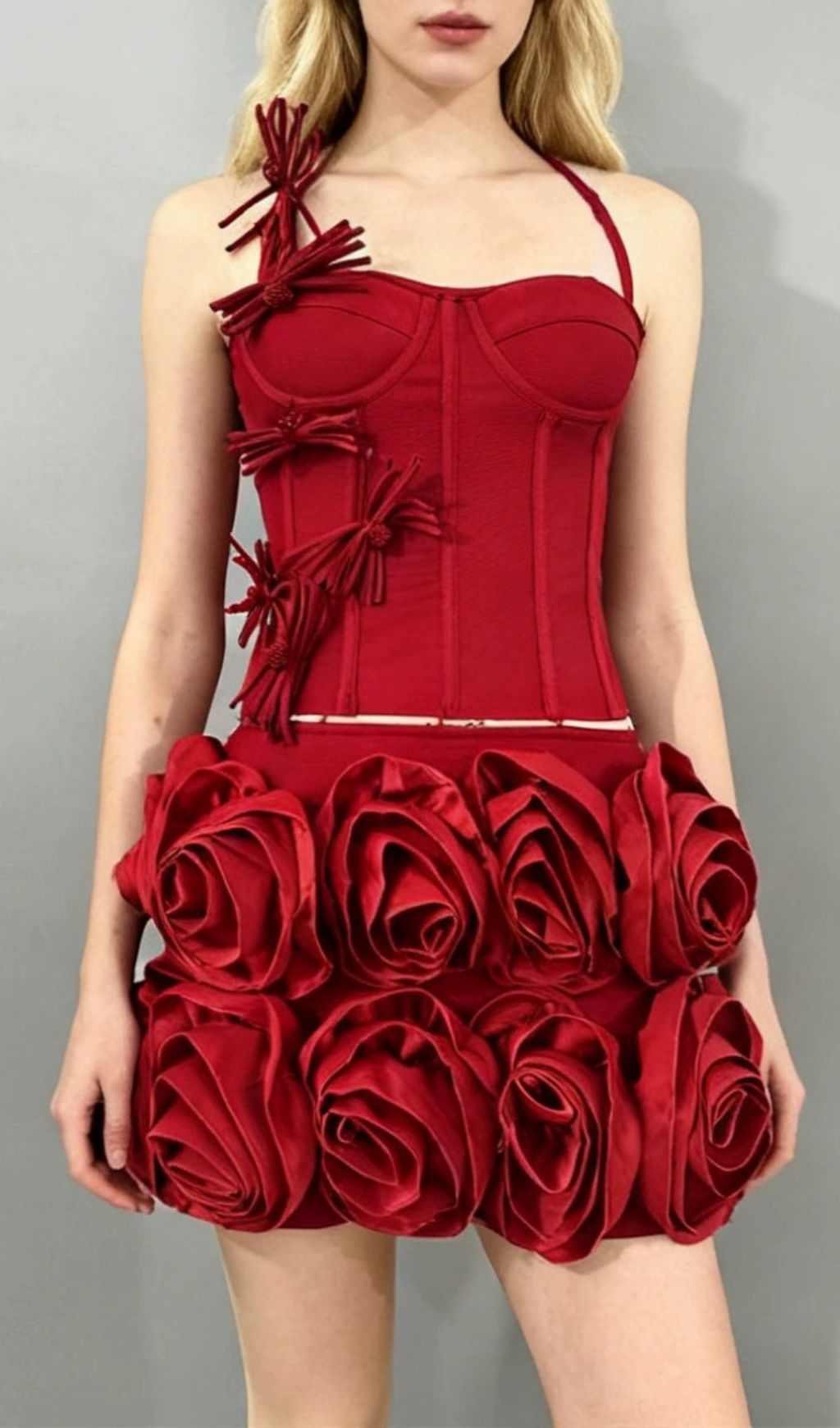 Joslyn Flower Bandage Two-Piece Set Flowering Girl