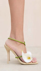 Kuniko 3D Flower Heels Flowering Girl
