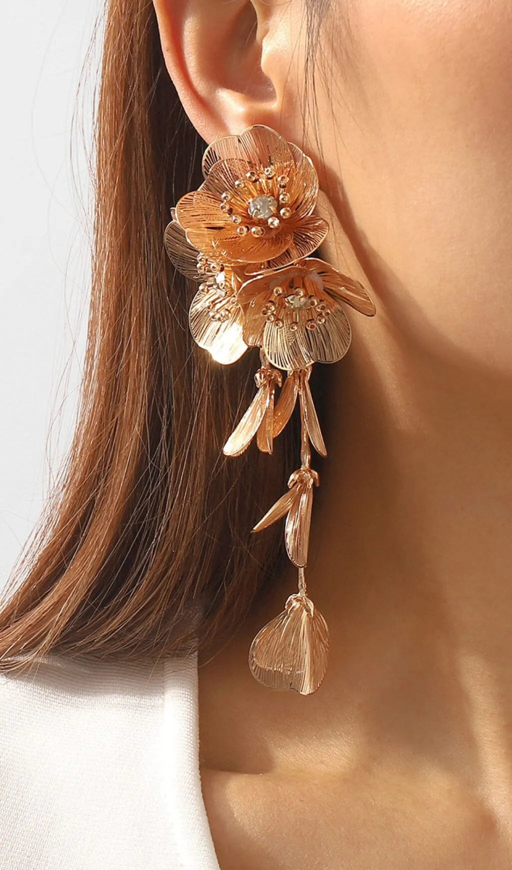 Francesca Flower Earrings Flowering Girl