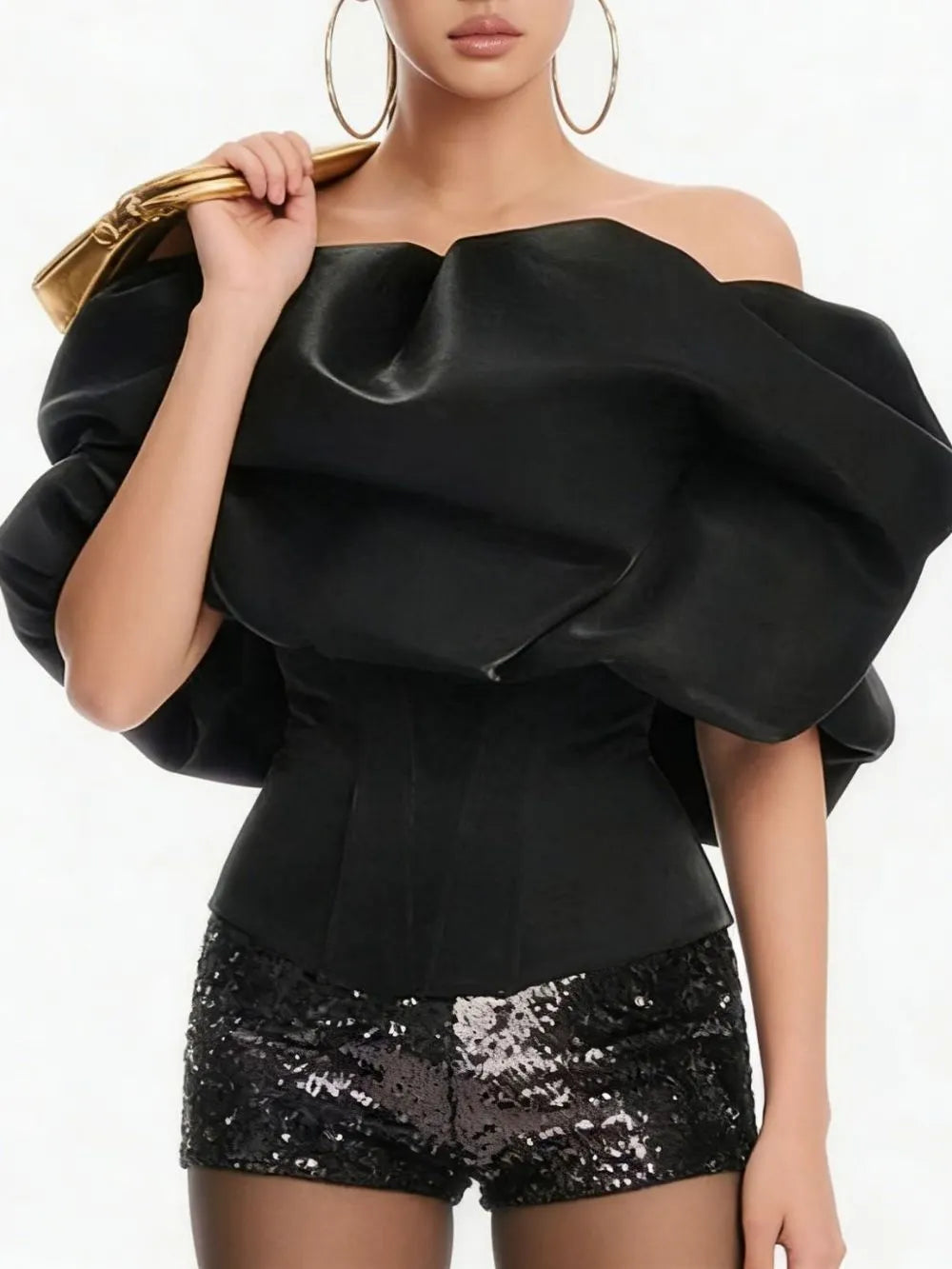 Mattie Off-Shoulder Corset Top Flowering Girl