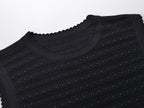 Studded Knit Midi Dress Flowering Girl