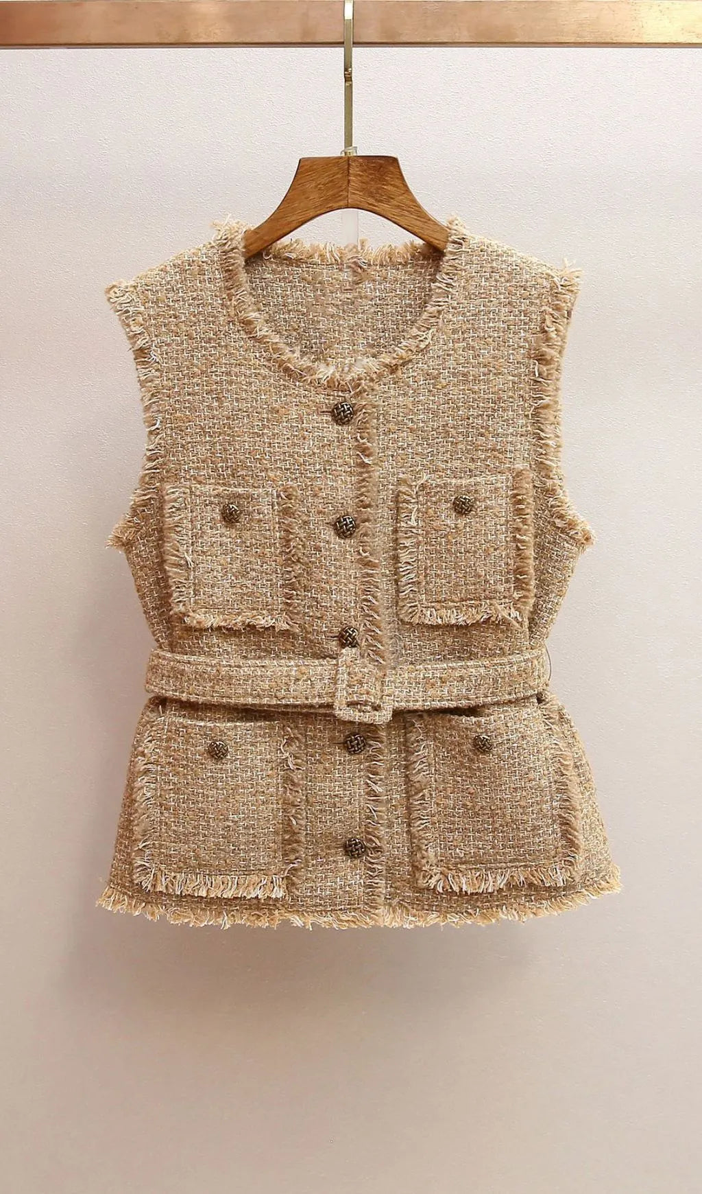 Iara Vest With Belt Flowering Girl