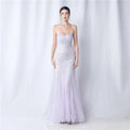 Sparkle Strapless Tulle Maxi Dress Flowering Girl