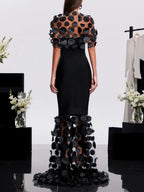 Weskor Flower Bandage Mermaid Maxi Dress Flowering Girl