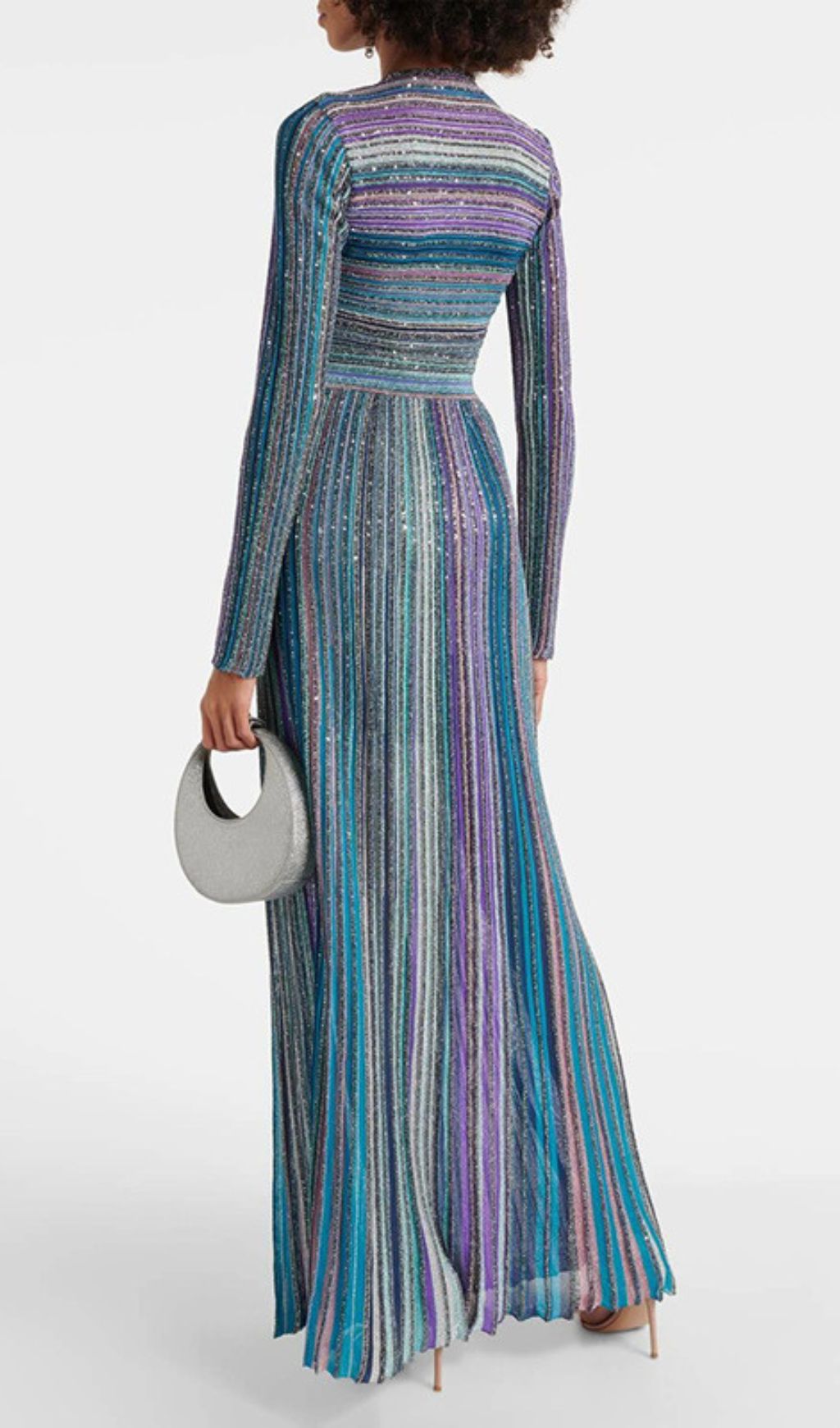 Hazen V-Neck Long Sleeve Maxi Dress Flowering Girl