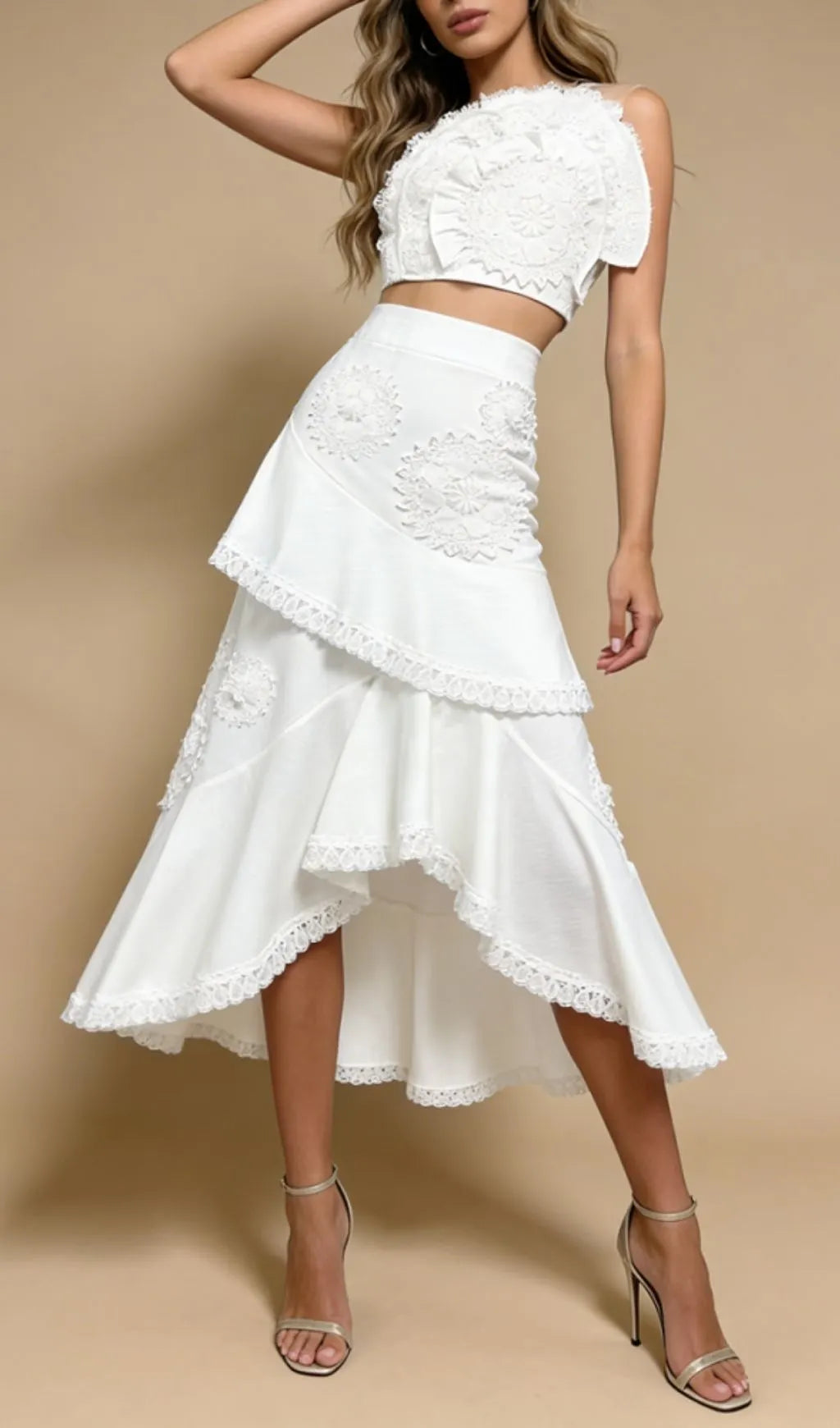 Kalli Flower Two-Piece Set Flowering Girl