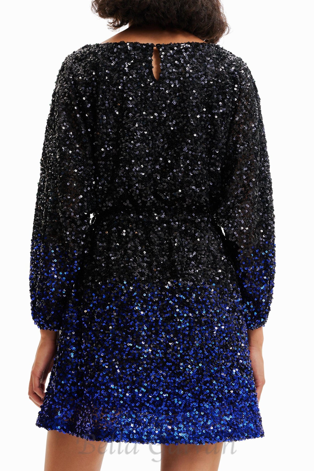 gradient sequin mini dress Flowering Girl
