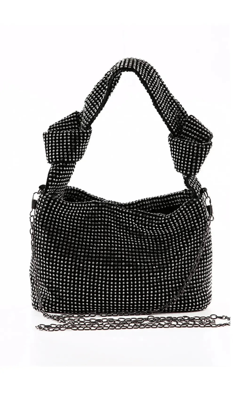 Crystal Handbag - Sliver Flowering Girl