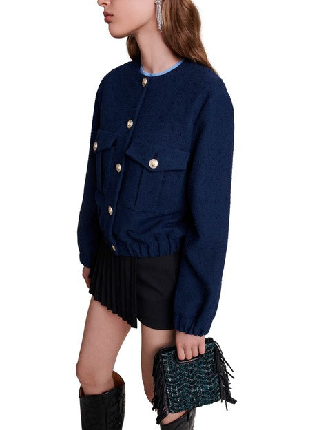 SHORT AVIATOR JACKET Flowering Girl