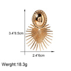 Gold Earring Flowering Girl