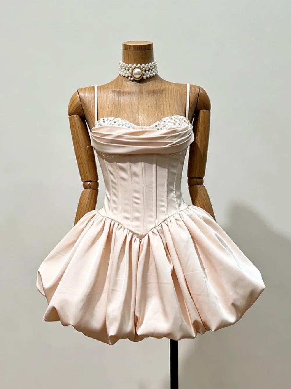 Madi Strappy Corset Mini Dress Flowering Girl