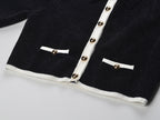 Jenne Two Tone Cardigan Flowering Girl