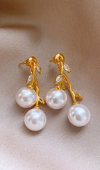 Dezsö Pearl Earrings Flowering Girl