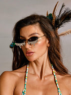 Airlie Teardrop Crystal Sunglasses Flowering Girl