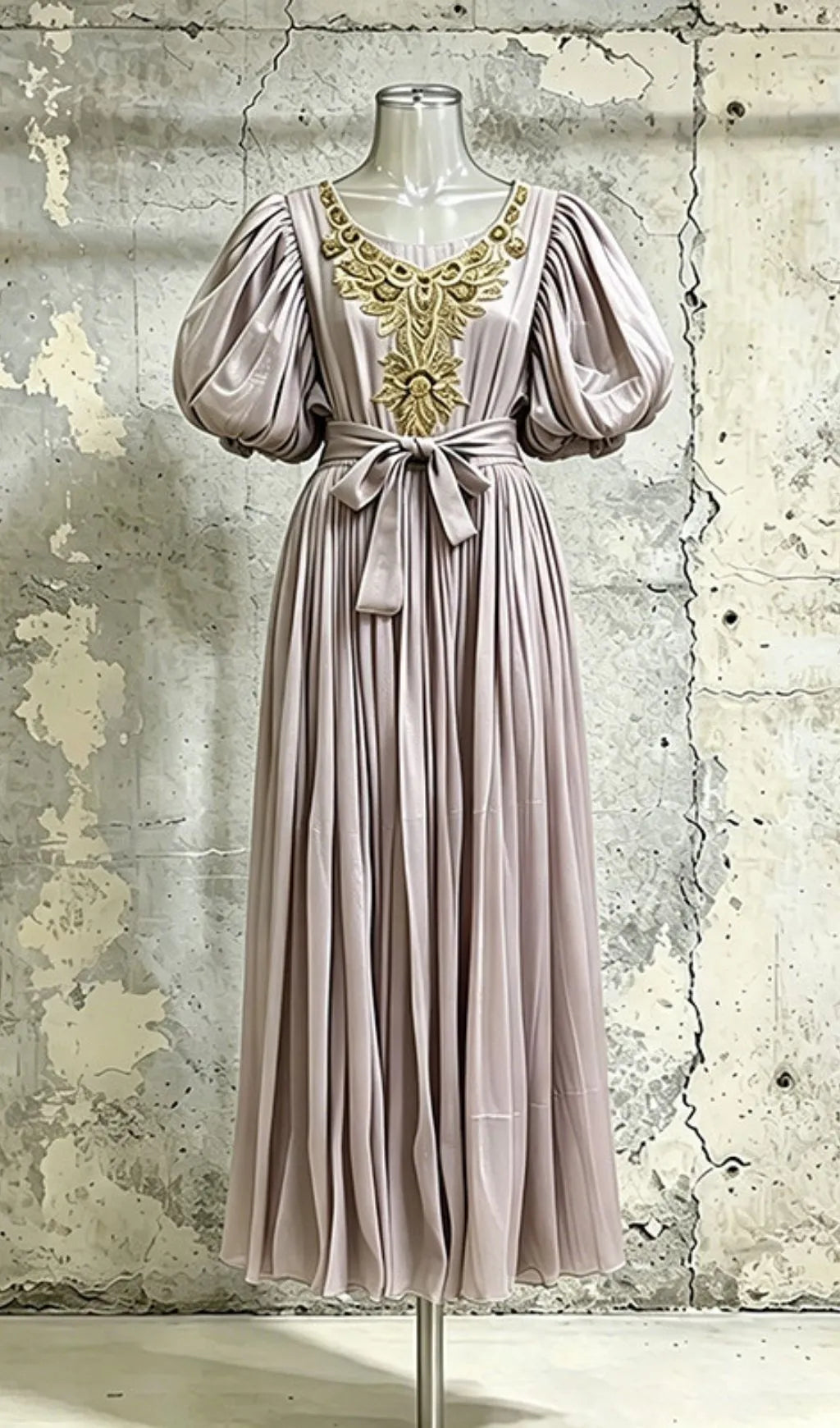 Leonie Puff Sleeve Maxi Dress Flowering Girl