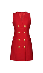 Eisheth Sleeveless Mini Dress Flowering Girl
