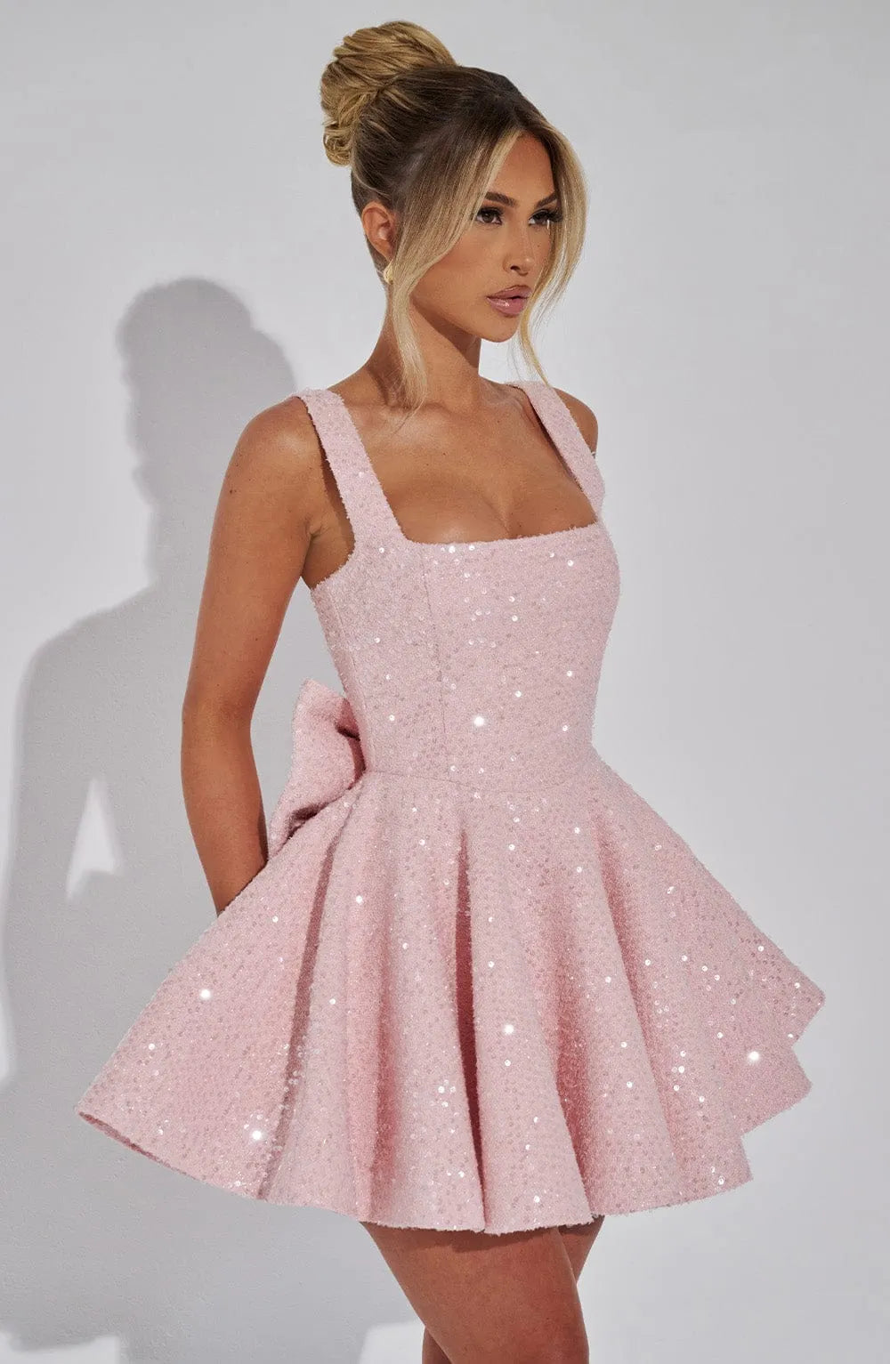 Dorothy Mini Dress - Blush Flowering Girl