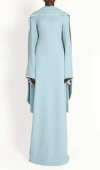 Hidi Shawl Long Sleeve Maxi Dress Flowering Girl