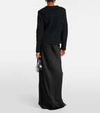 BLACK WEAVE CARDIGAN Flowering Girl