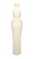 Jayme Sleeveless Cutout Maxi Dress Flowering Girl