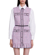 RATRI TWEED SLEEVELESS MINI DRESS Flowering Girl
