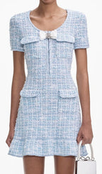 Eiffel Bow Mini Dress Flowering Girl
