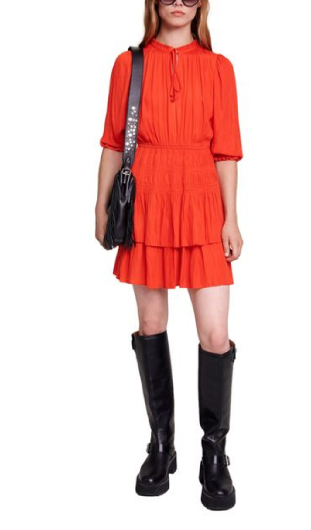 RADJI TIERED MINI DRESS Flowering Girl