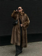 Cheyanne Faux Fur Coat Flowering Girl