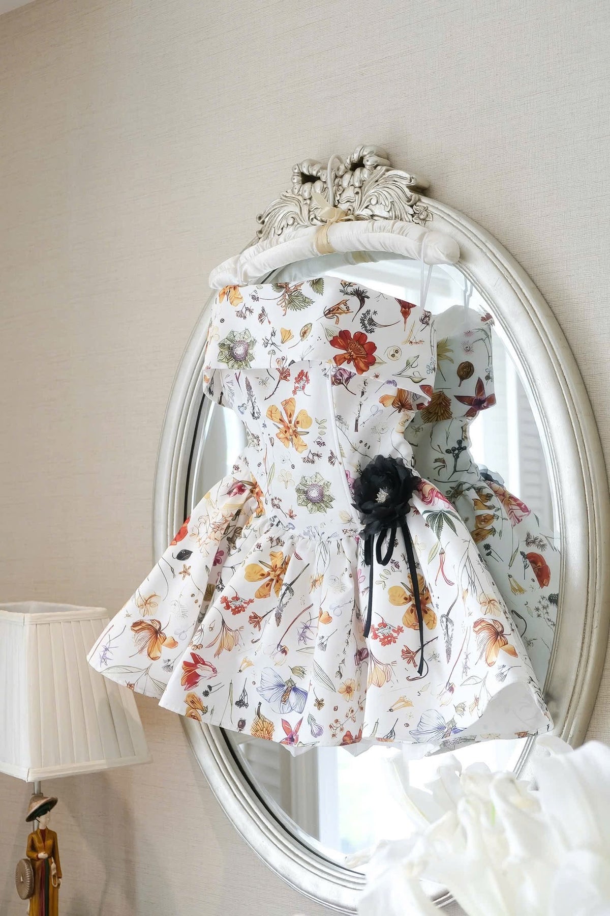 Lumi Dot Strapless Mini Dress Flowering Girl