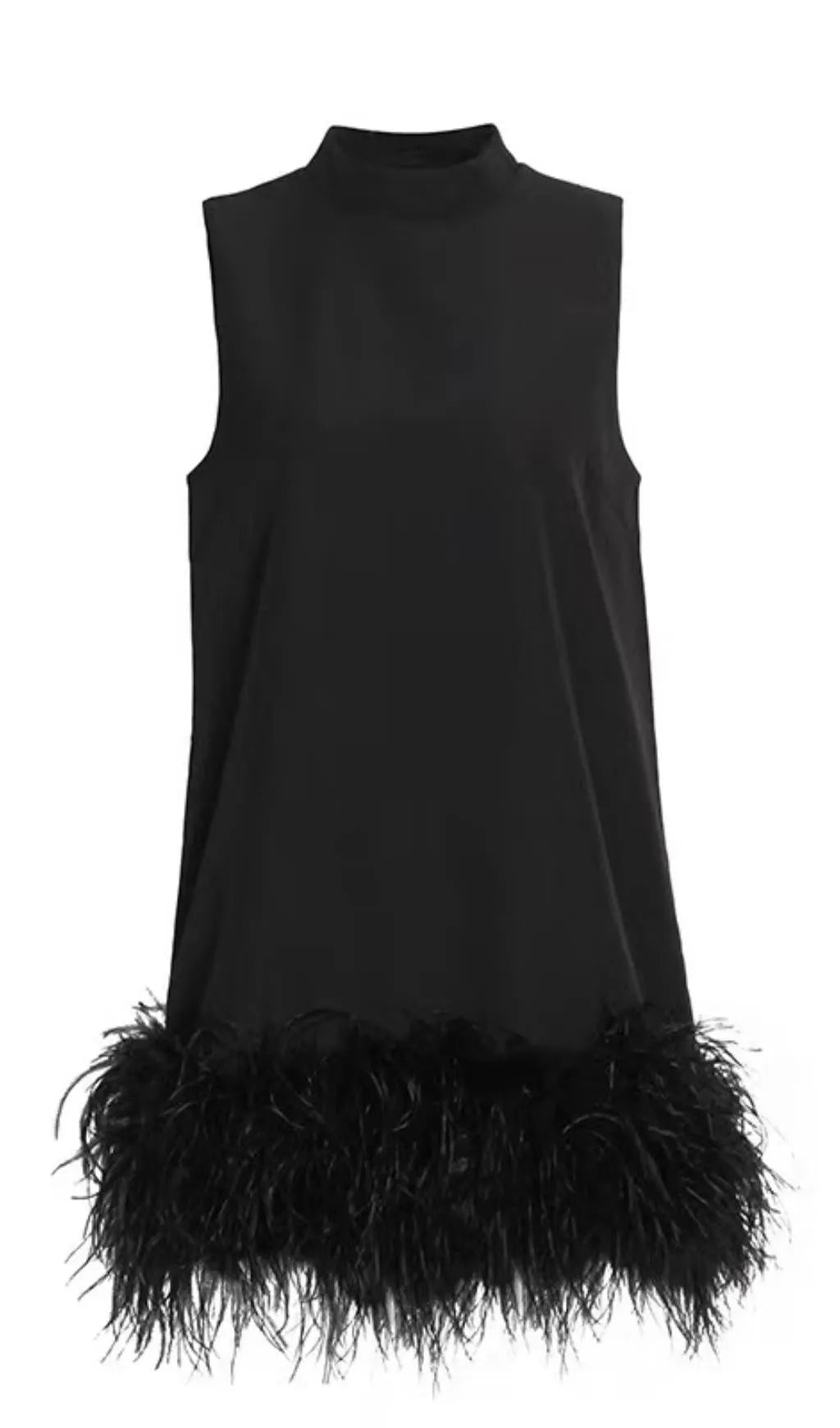 Feather Mini Dress Flowering Girl