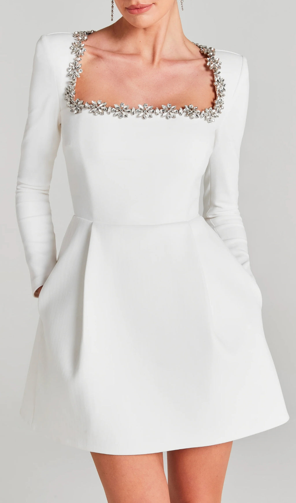 Aramoana Crystal Decor Mini Dress Flowering Girl