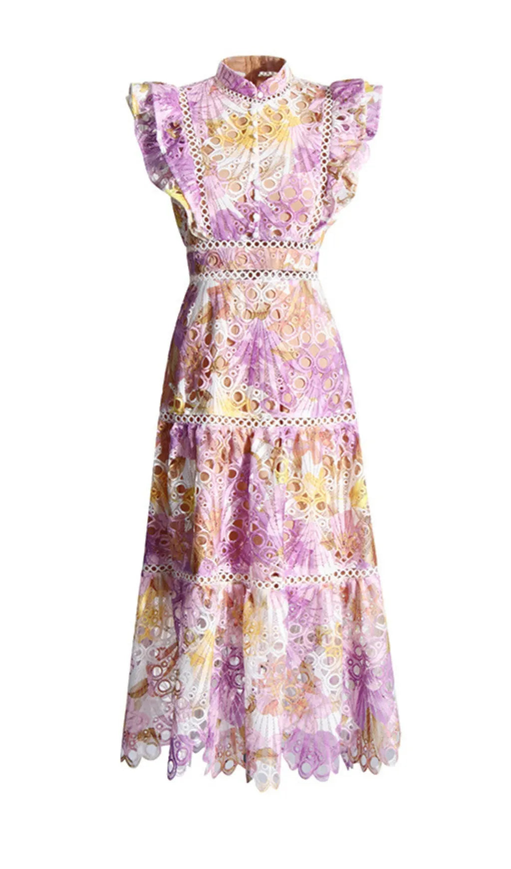 Amba Bohemian Midi Dress Flowering Girl