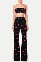Jawel Heart Sequin Two Piece Set Flowering Girl