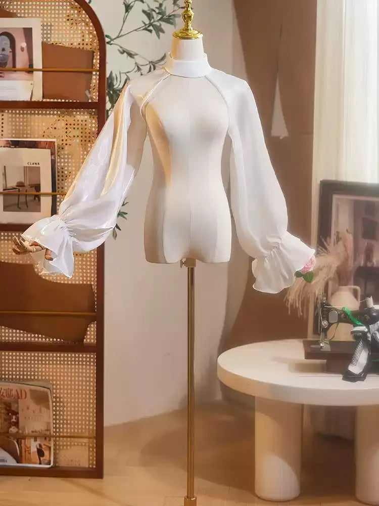 Leilani White Shawl Flowering Girl