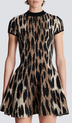 Ismerie Leopard Mini Dress Flowering Girl
