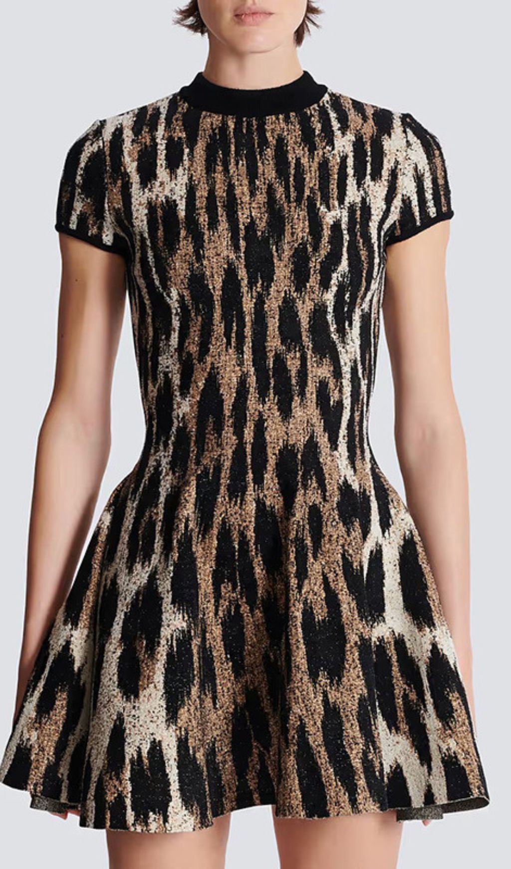 Ismerie Leopard Mini Dress Flowering Girl