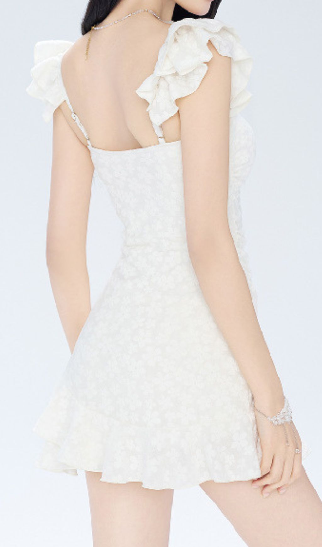 Fazal White One-Piece Swimsuit Flowering Girl
