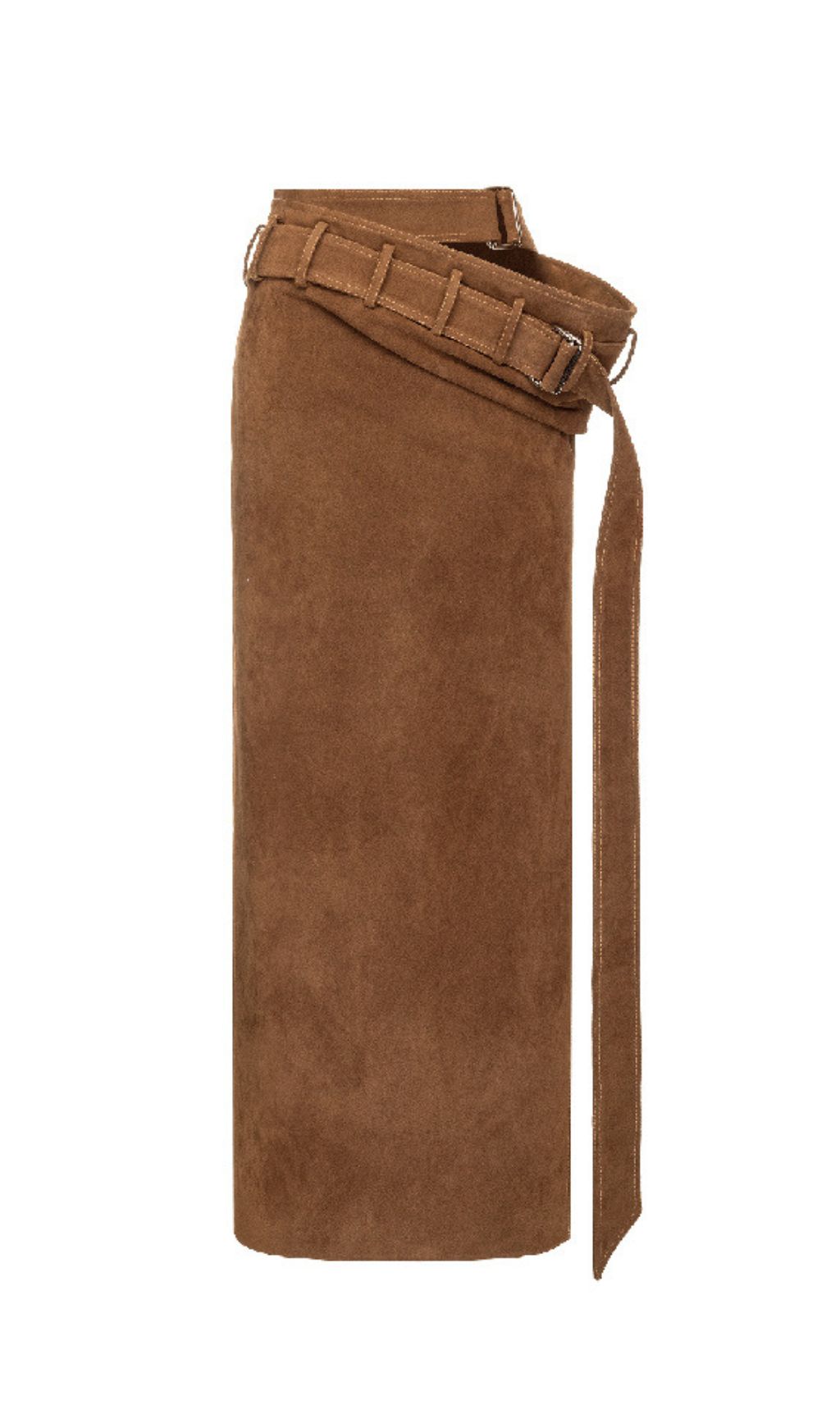 Giverny Brown Belt Maxi Skirt Flowering Girl