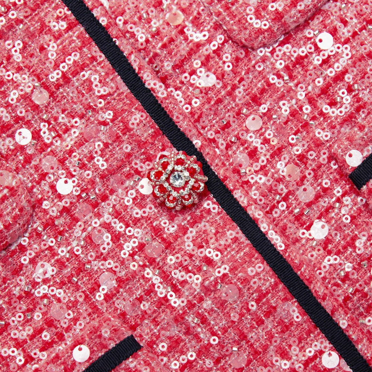 RED BOUCLE MINI SKIRT Flowering Girl