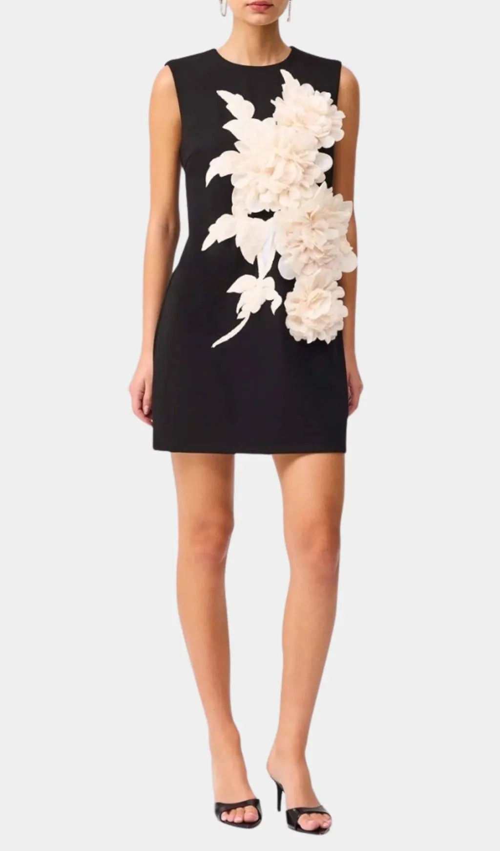 Jocasta Sleeveless Flower Mini Dress Flowering Girl