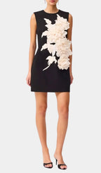 Jocasta Sleeveless Flower Mini Dress Flowering Girl