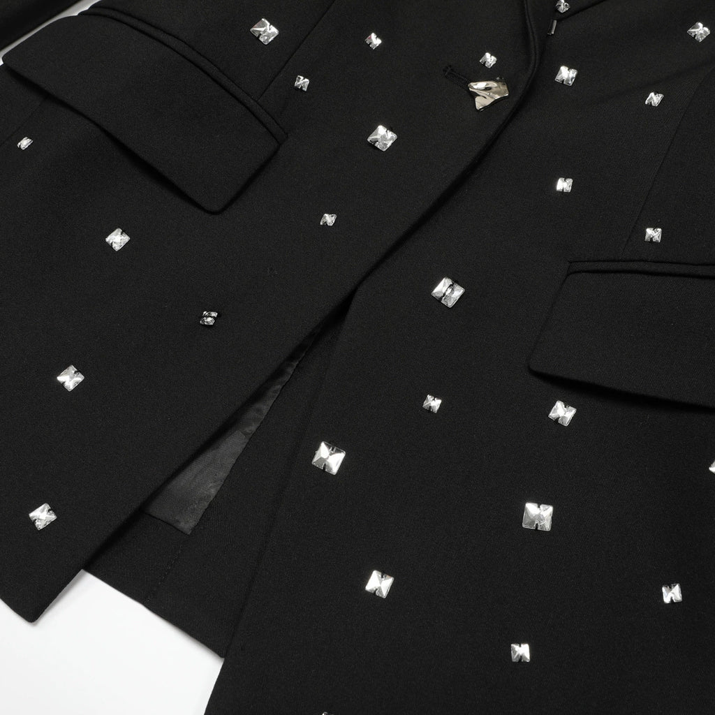 Kingsley Black Diamante Blazer Flowering Girl