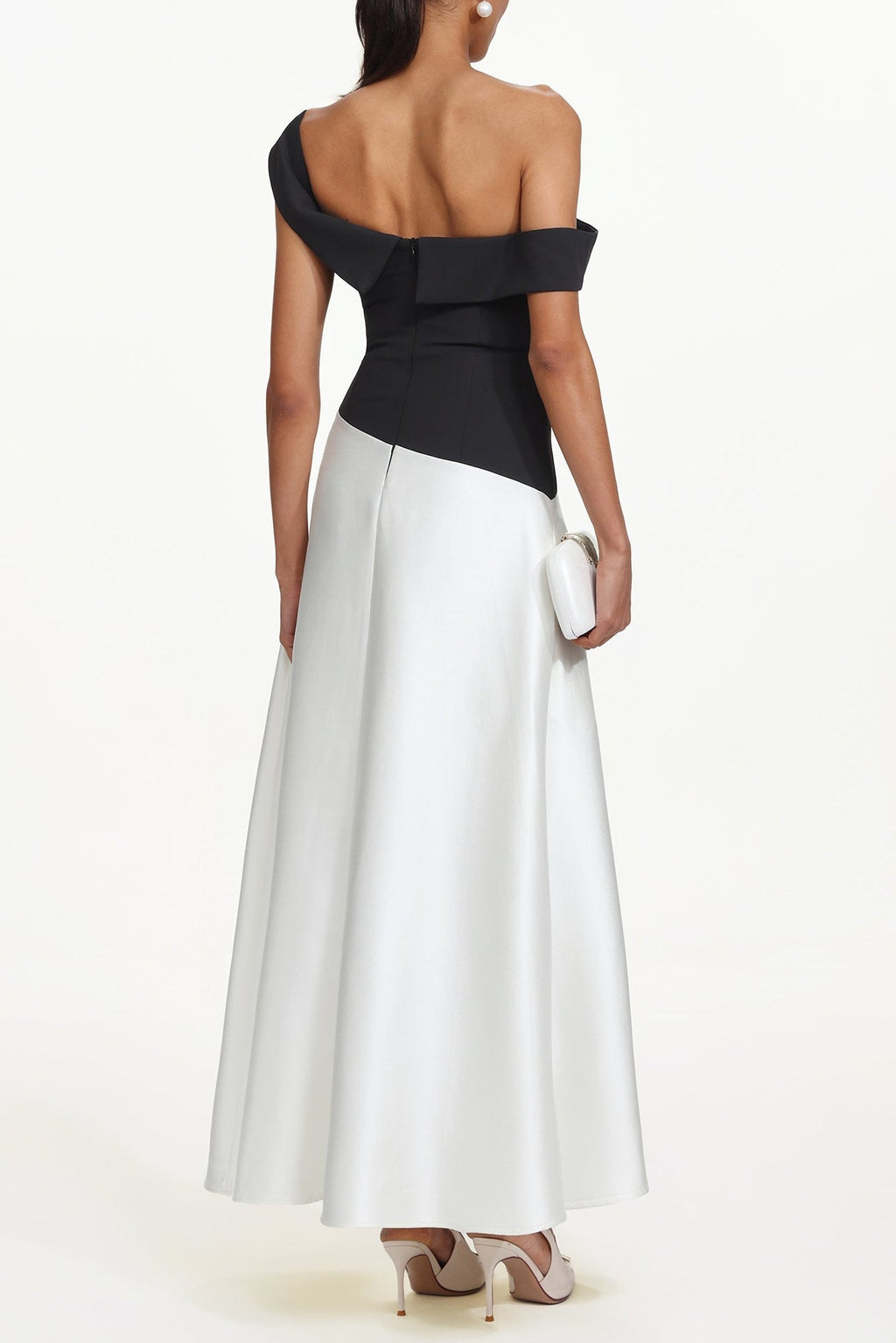 Xavier Off Shoulder Contrast Maxi Dress Flowering Girl
