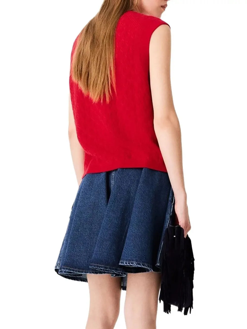 Lidilou Textured Knit Top Flowering Girl